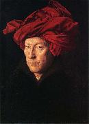 Jan Van Eyck Self-portrait oil painting